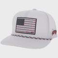 Liberty Roper" White w/ Flag Patch