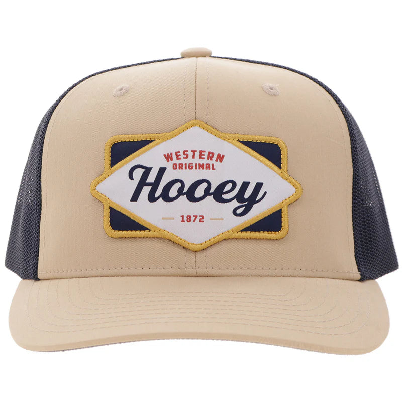 Diamond" Hooey Hat Tan/Navy