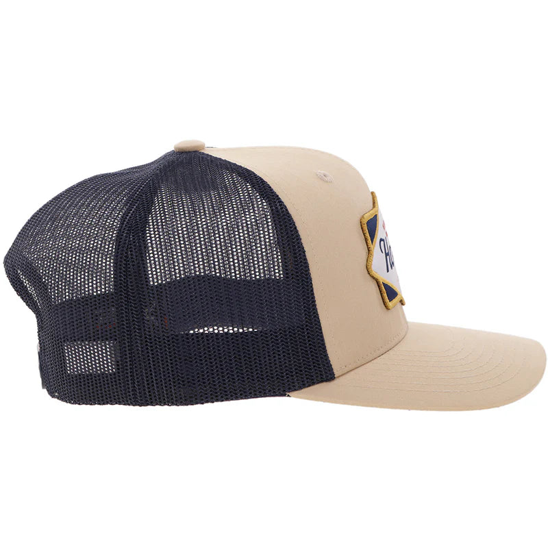 Diamond" Hooey Hat Tan/Navy