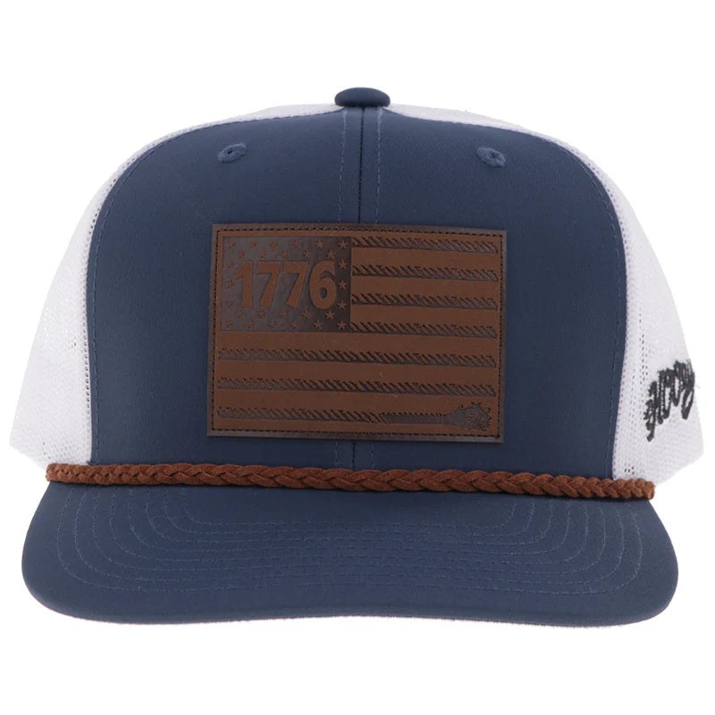 Liberty Roper" Navy 1776 Leather Patch 2655T-NVWH