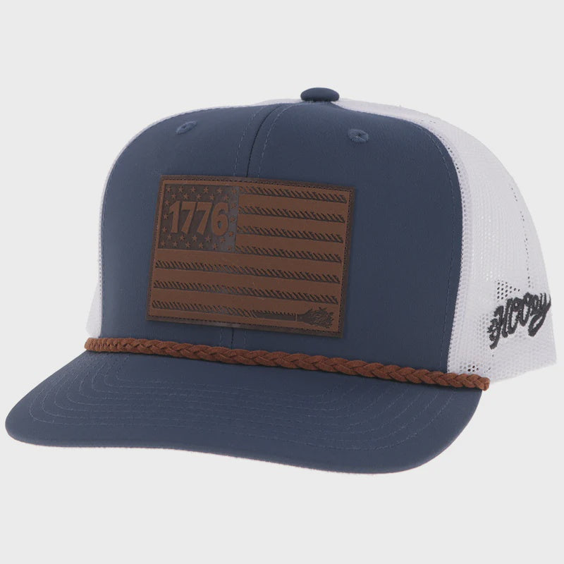 Liberty Roper" Navy 1776 Leather Patch 2655T-NVWH