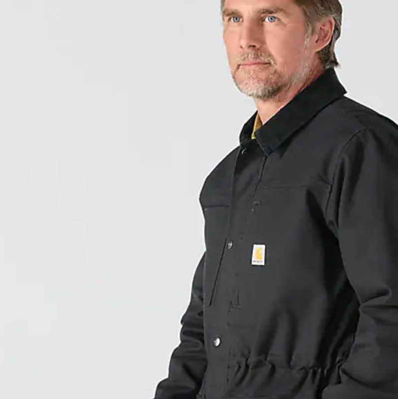 Montana  Black Rugged Flex® Duck Ranch Coat