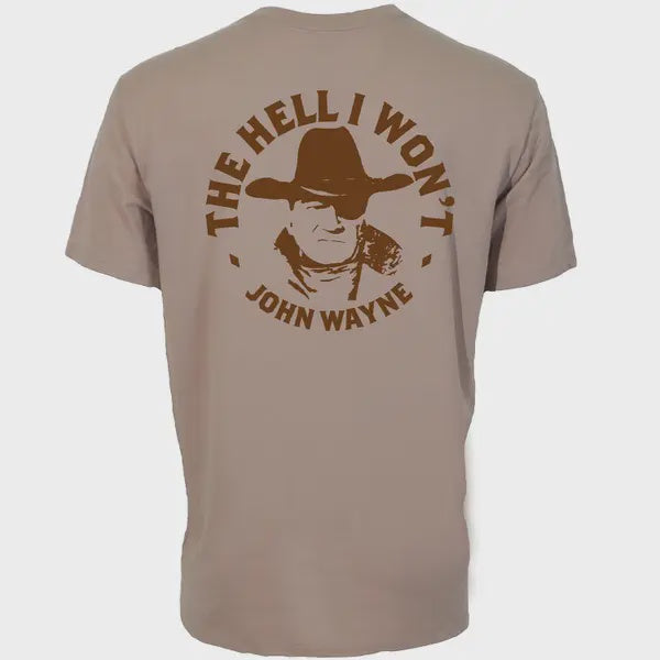 JOHN WAYNE TAN T-SHIRT