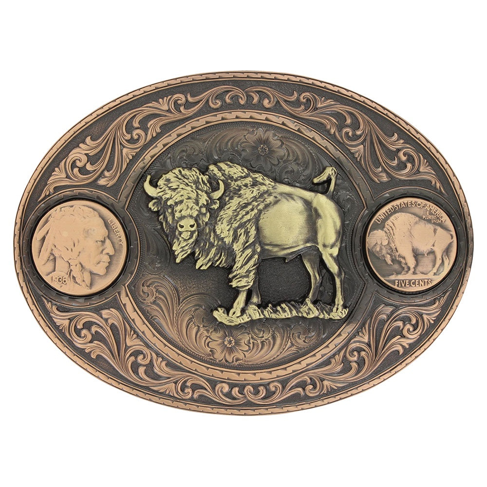 Buffalo Indian Head Nickel Belt Buckle