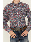 CINCH BOY PAISLEY LS BUTTON UP