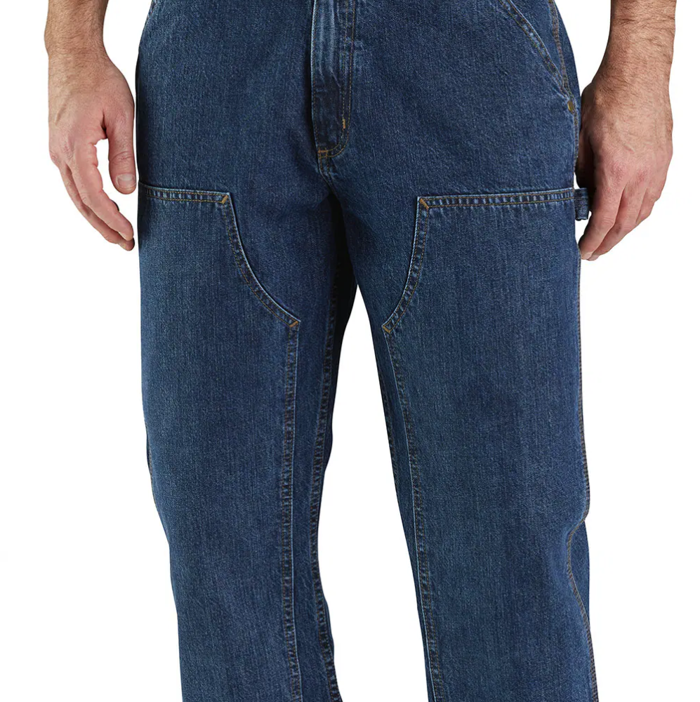 Relaxed Straight Rugged Flex™ Double-Front Denim Dungaree