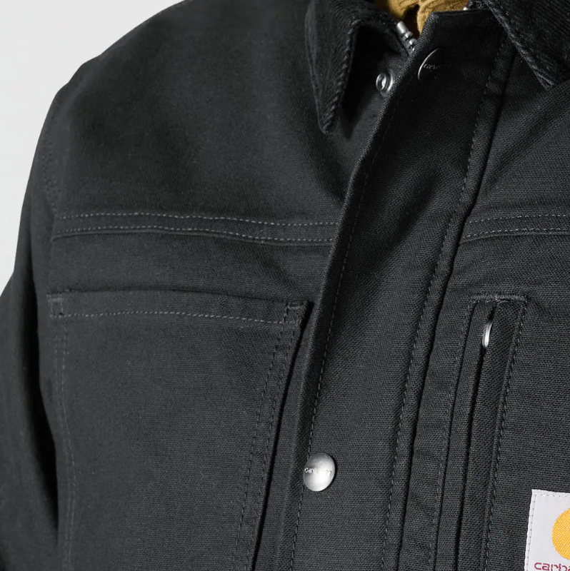 Montana  Black Rugged Flex® Duck Ranch Coat
