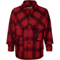 Red plaid Wool Double Mackinaw