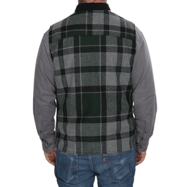 Stormy Kromer Grey Plaid Vest