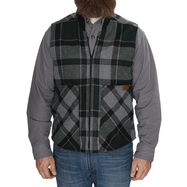 Stormy Kromer Grey Plaid Vest
