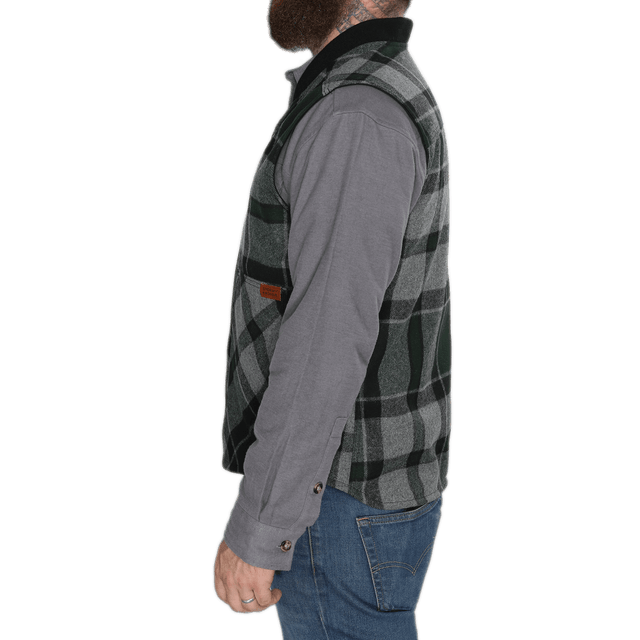 Stormy Kromer Grey Plaid Vest