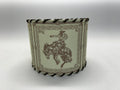 Bandana Bronc Sage and Brown Lampshade