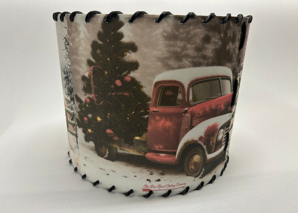 Old Red Truck Lampshade