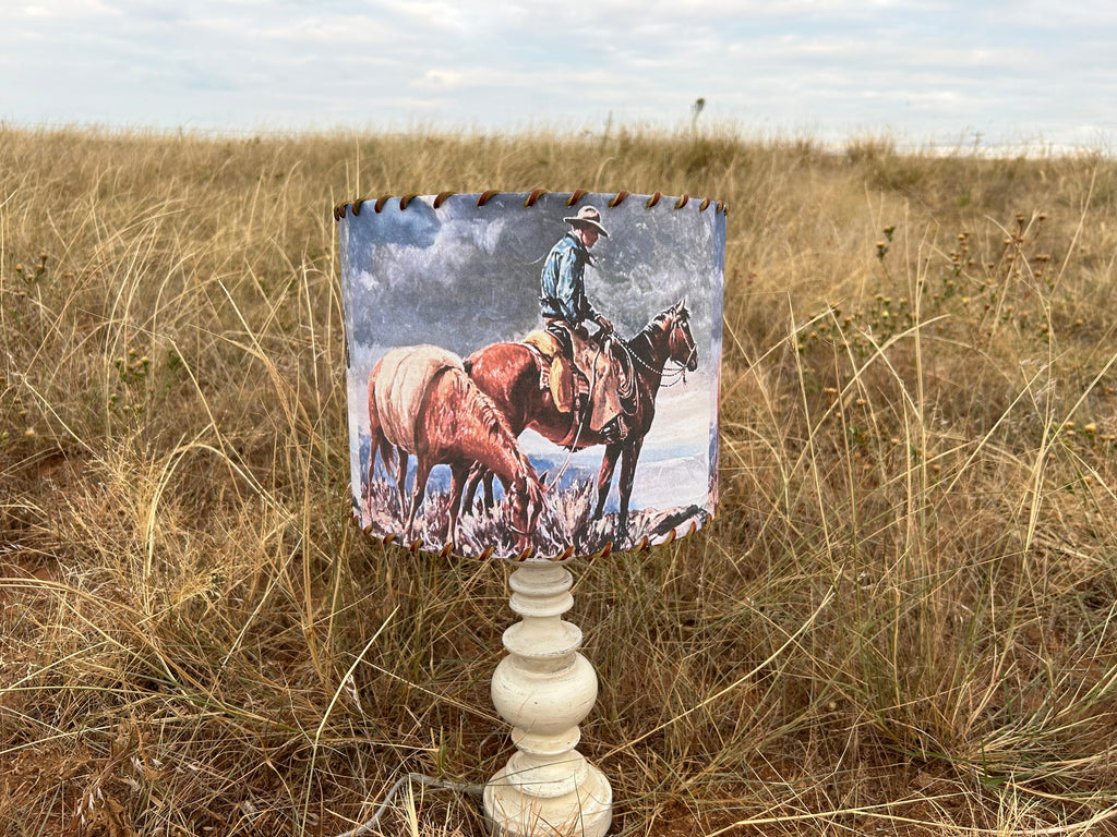 RDR Eldorado Cowboy Lampshade Large