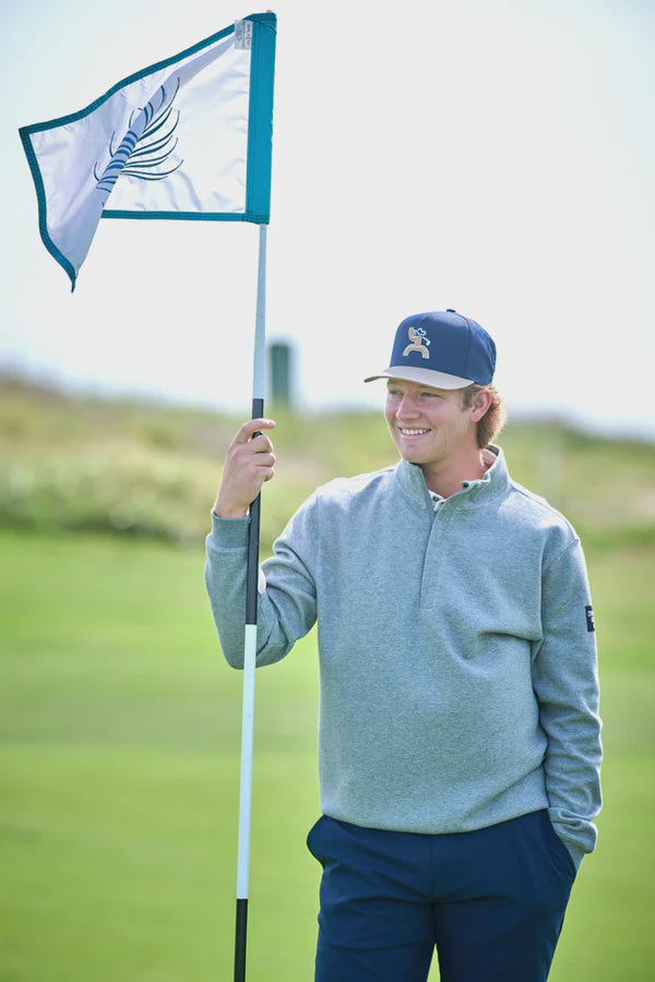 Grey Cowboy Golf 1/4 Zip