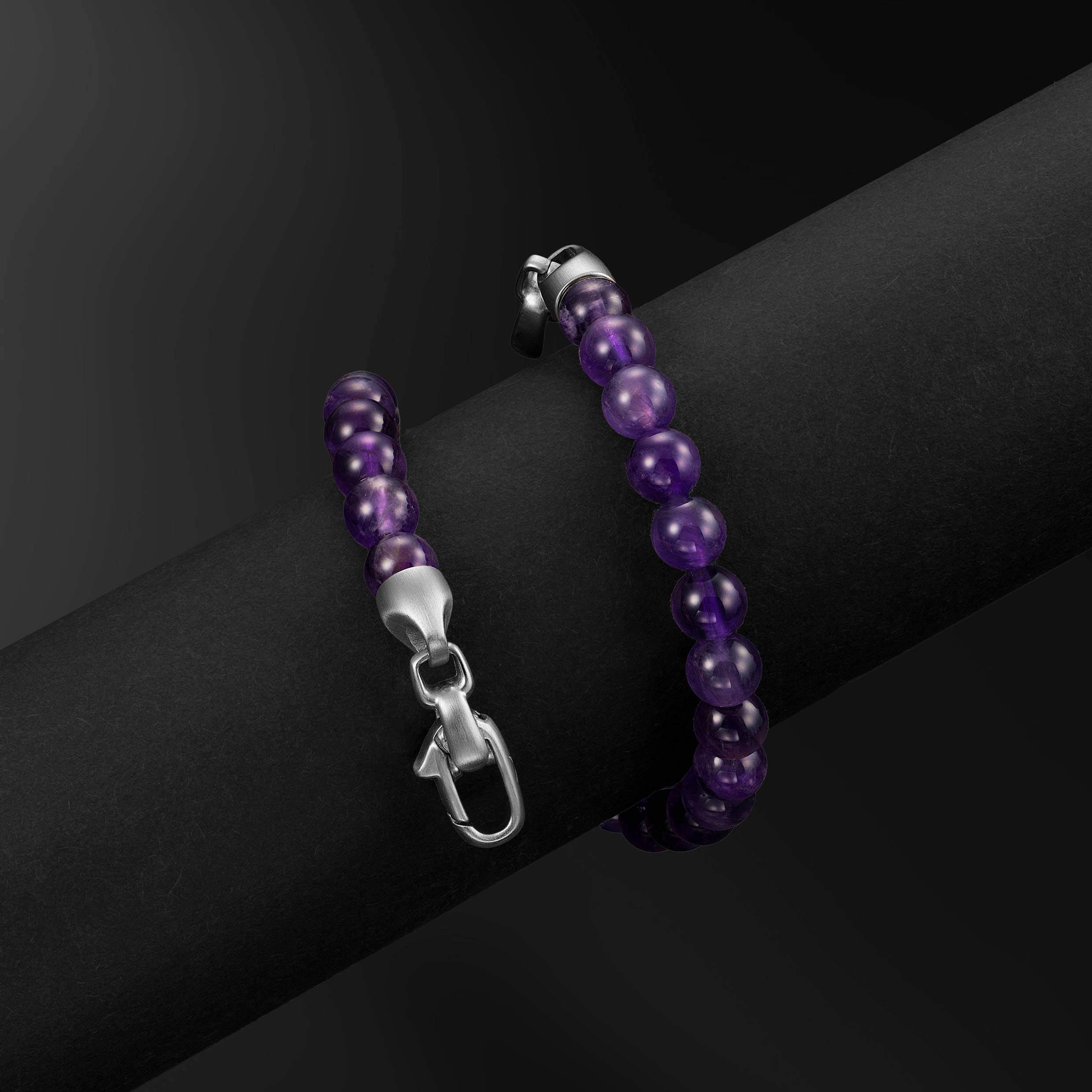 Birthstone Bracelet, 6MM - February