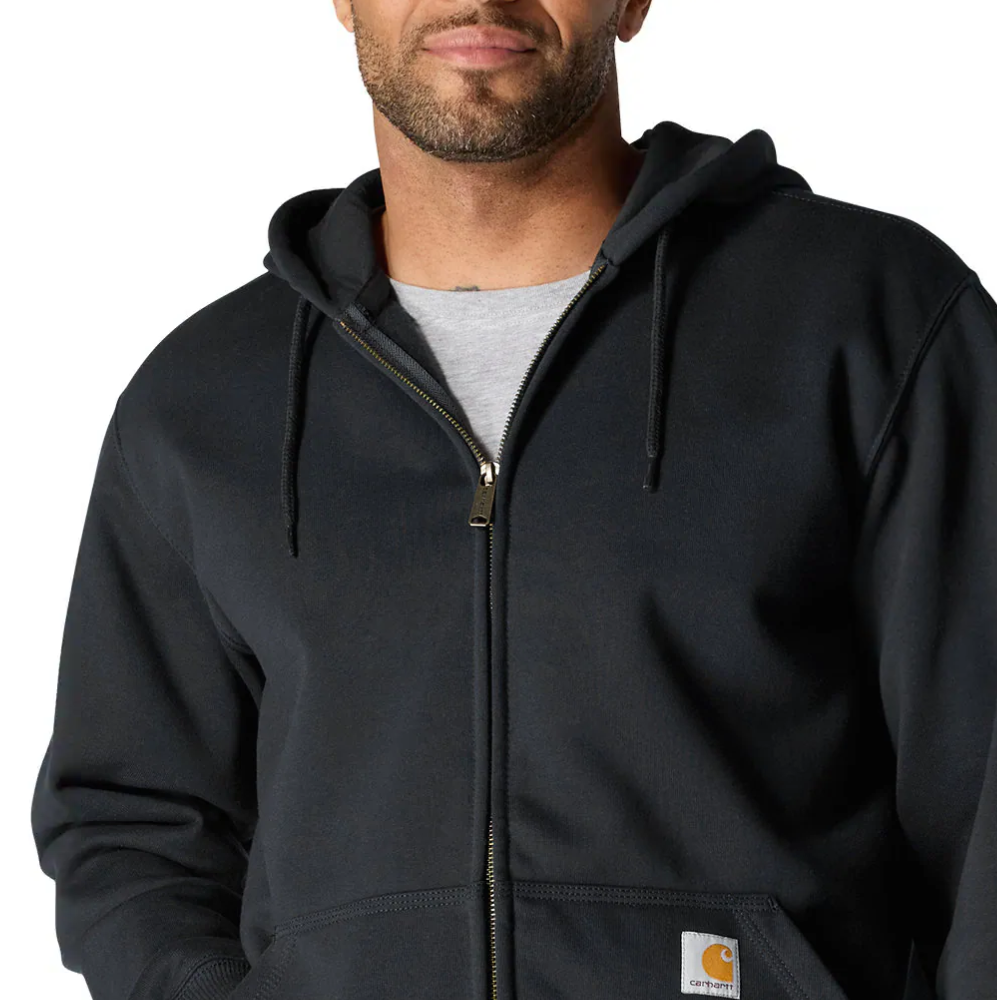 Full Zip Hooded Rain Defender Dark Green