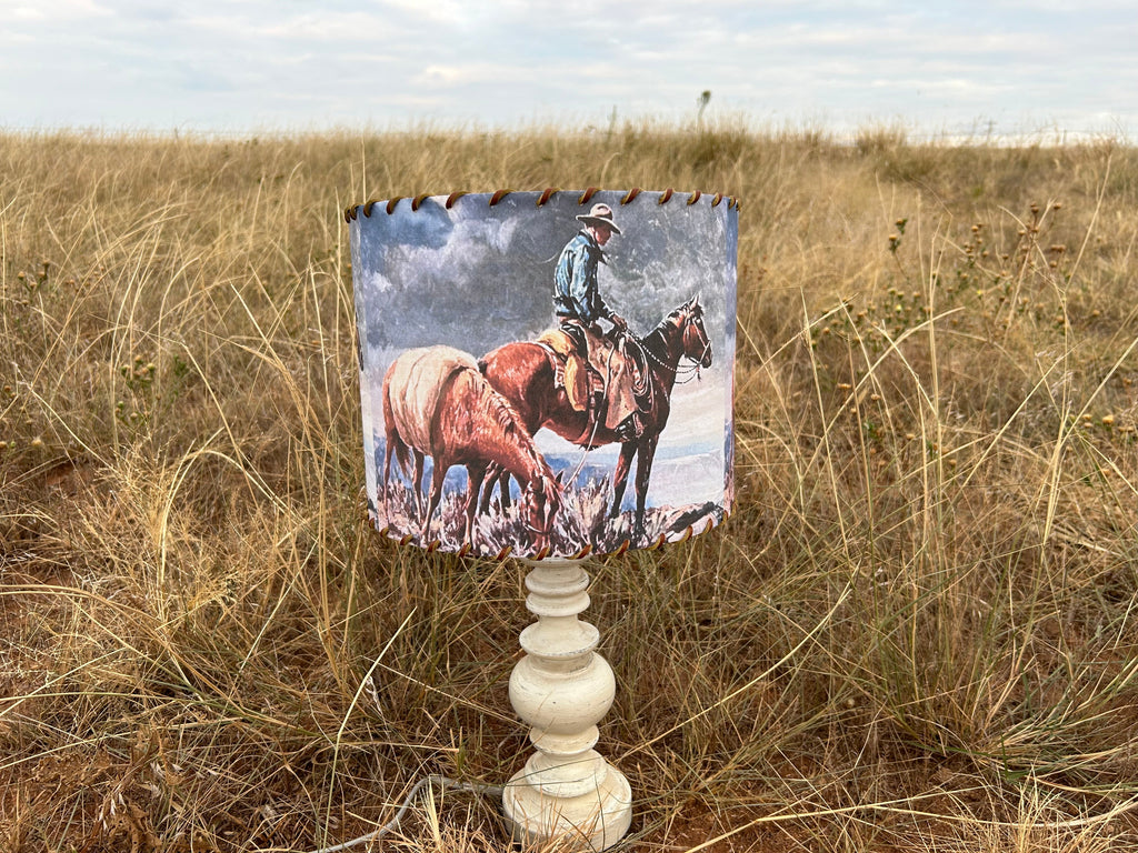 RDR Eldorado Cowboy Lampshade Small