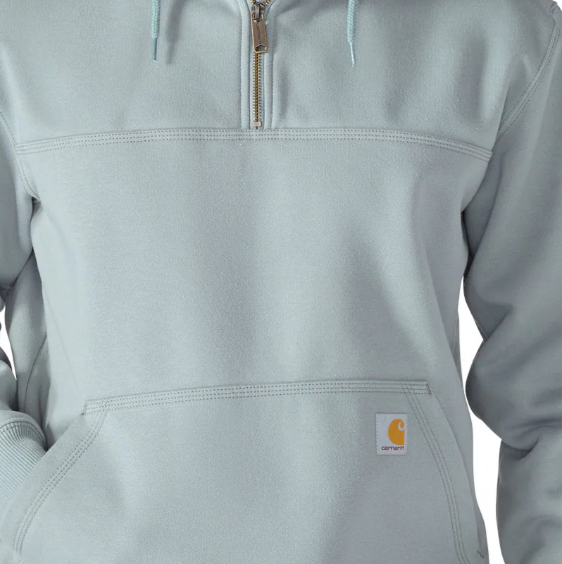 Paxton 1/4-Zip Hooded Blue Cove