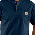 K84 Loose Fit Henley Navy SS