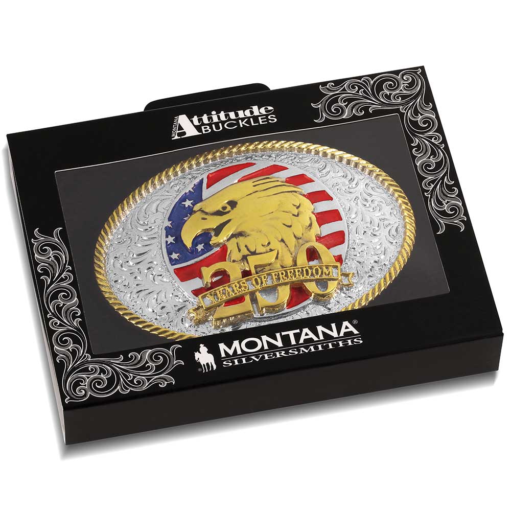 250 Years of Freedom Buckle