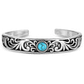 Whispering Peaks Turquoise Cuff Bracelet