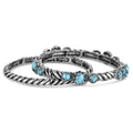 Wander West Turquoise Bangle Bracelets