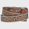 Youth Boys "Top Notch" Natural Hand Tooled