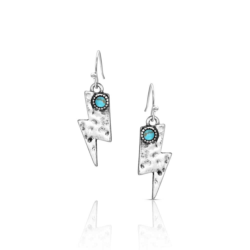 Desert Lightning Turquoise Earrings
