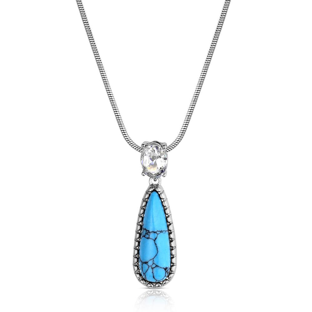 Crystal Dawn Turquoise Necklace