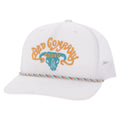 Bad Company Hat White w/Yellow & Turquoise