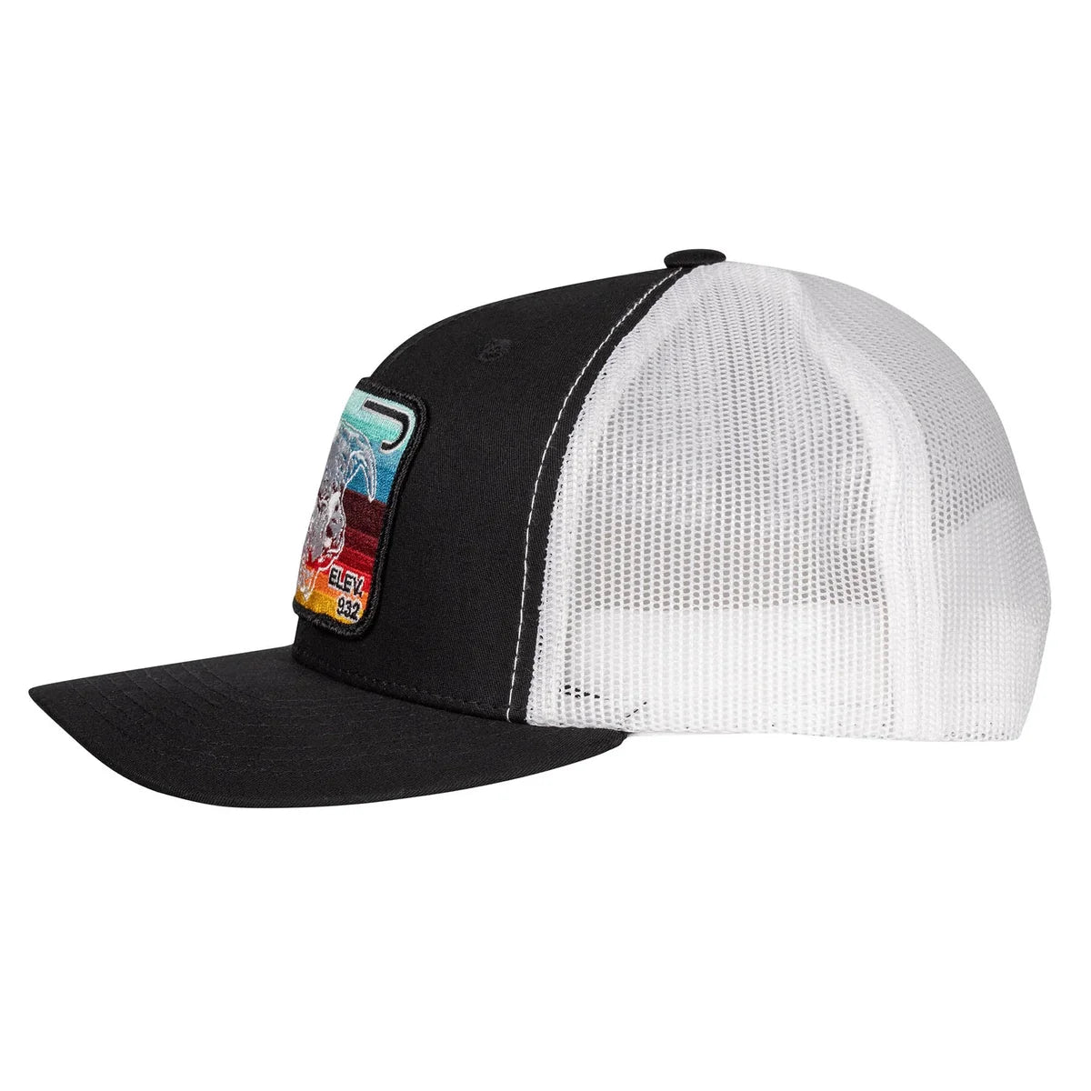 Lazy J Ranch Black & White Serape Elevation Mid