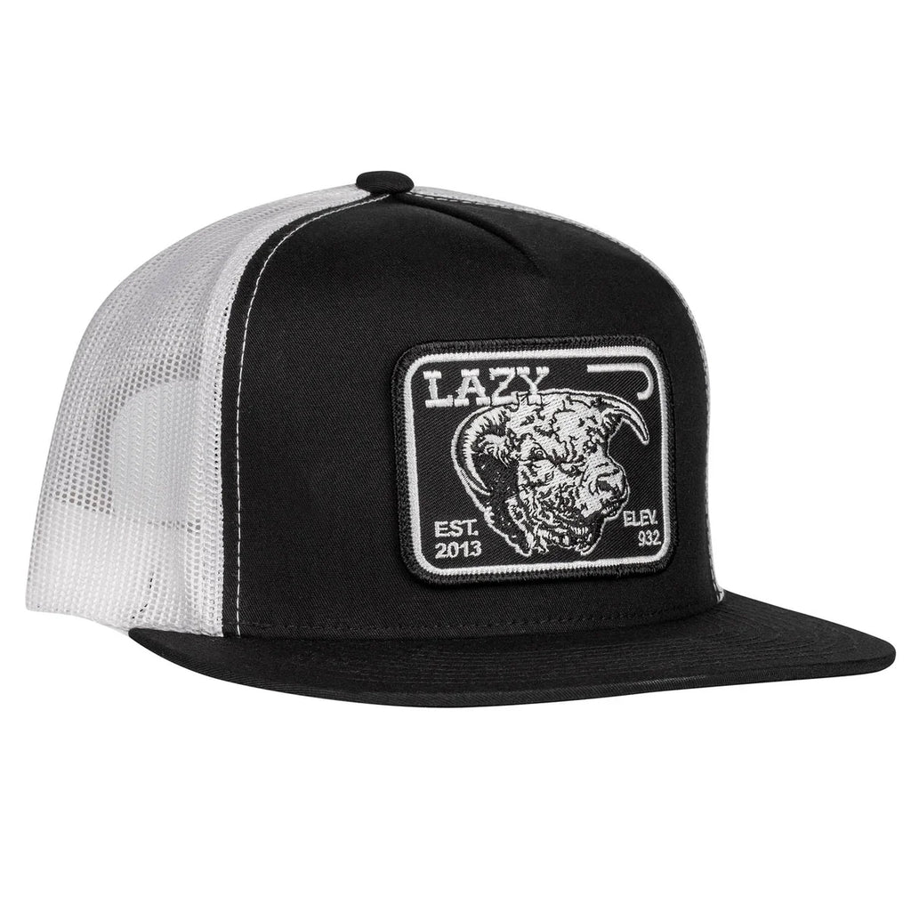 Lazy J Ranch Black & White Black Elevation