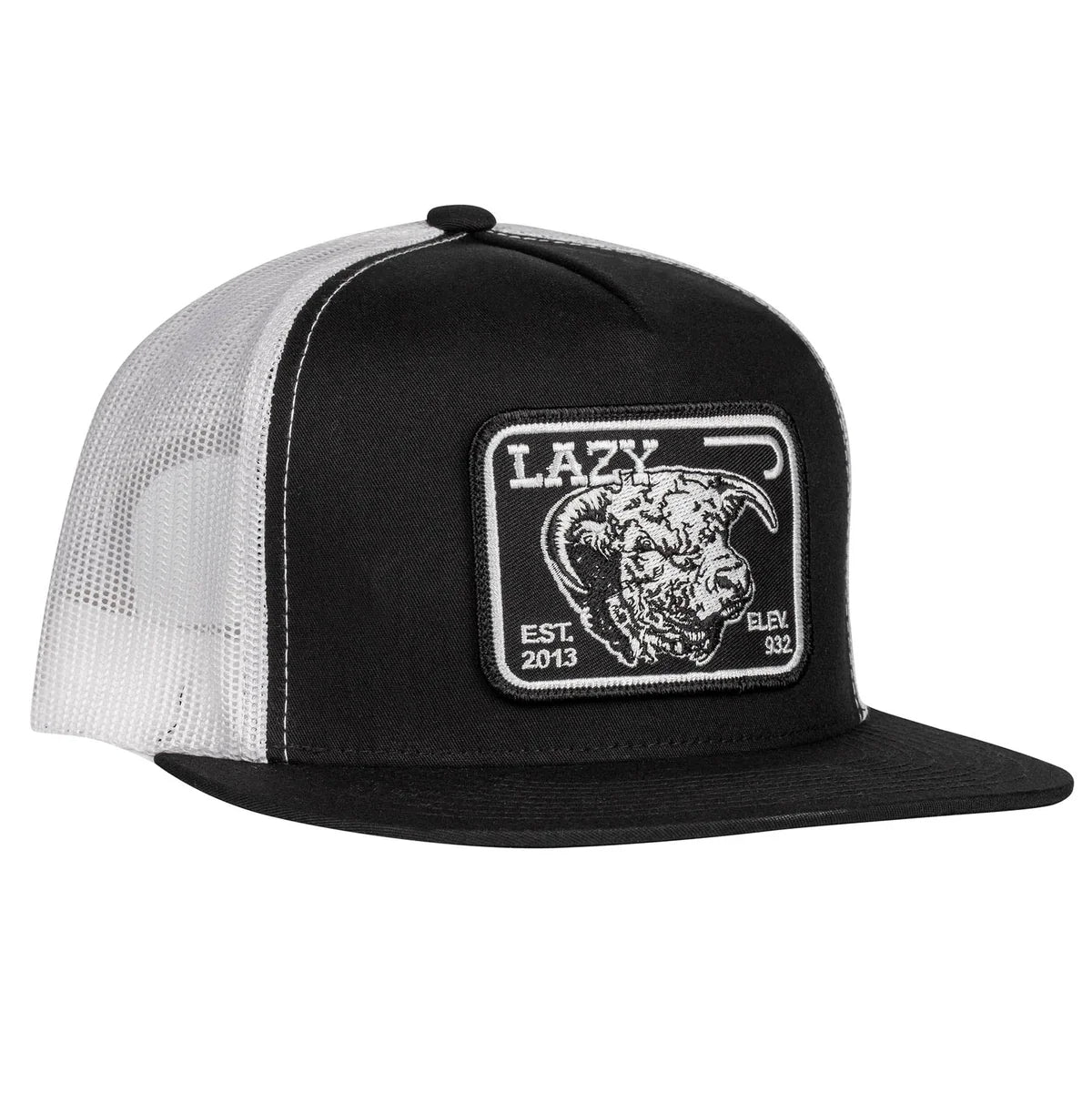 Lazy J Ranch Black & White Black Elevation