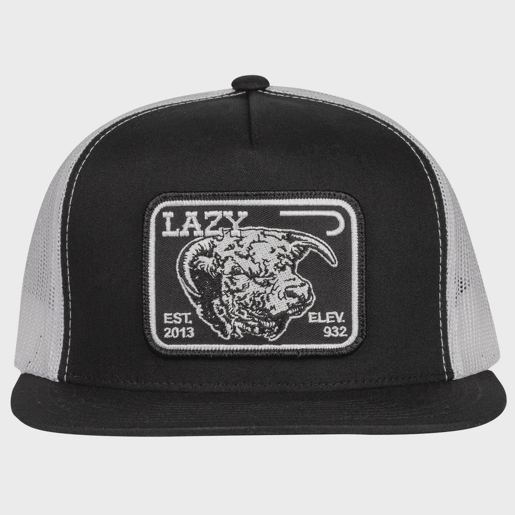 Lazy J Ranch Black & White Black Elevation