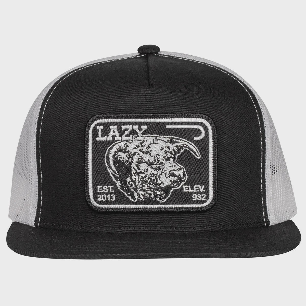 Lazy J Ranch Black & White Black Elevation