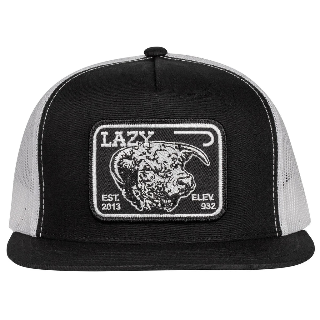 Lazy J Ranch Black & White Black Elevation