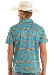 NOVELTY PRINTED POLO