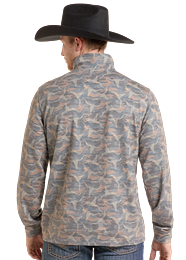 Rock n Roll Camel Camo 1/4 Zip Pullover