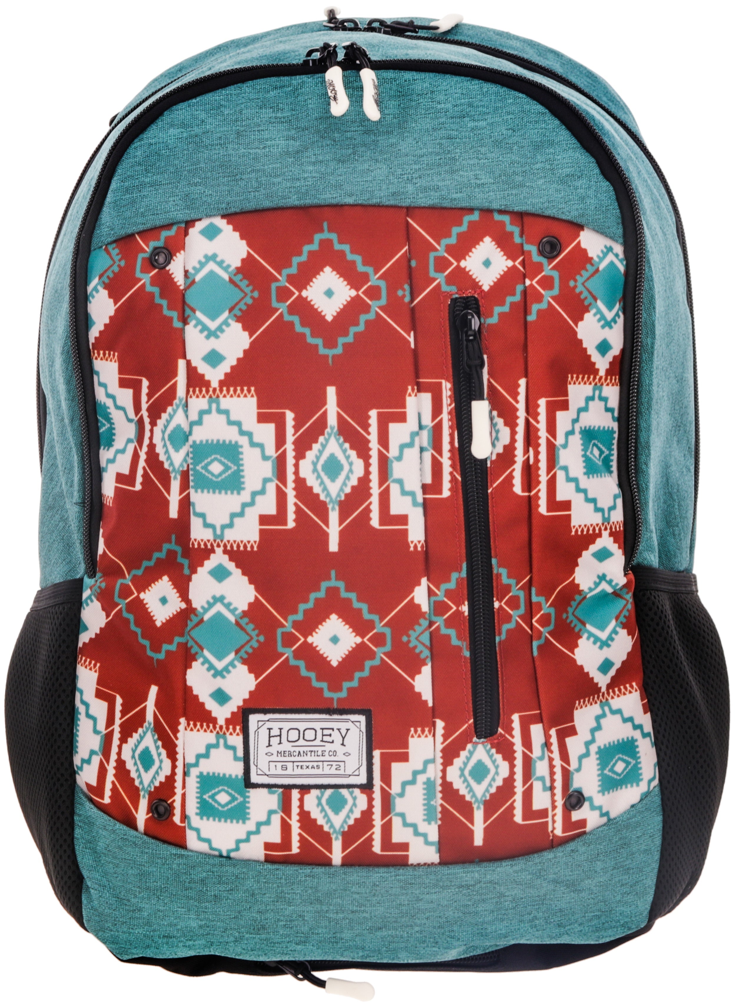 "Rockstar" Hooey Backpack  Rust & Teal