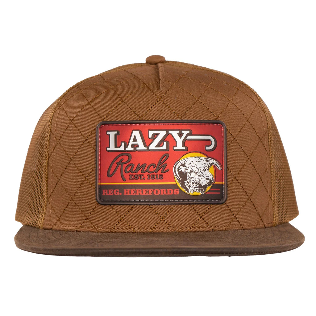 Lazy J Ranch Coyote Brown Quilted Hard Day