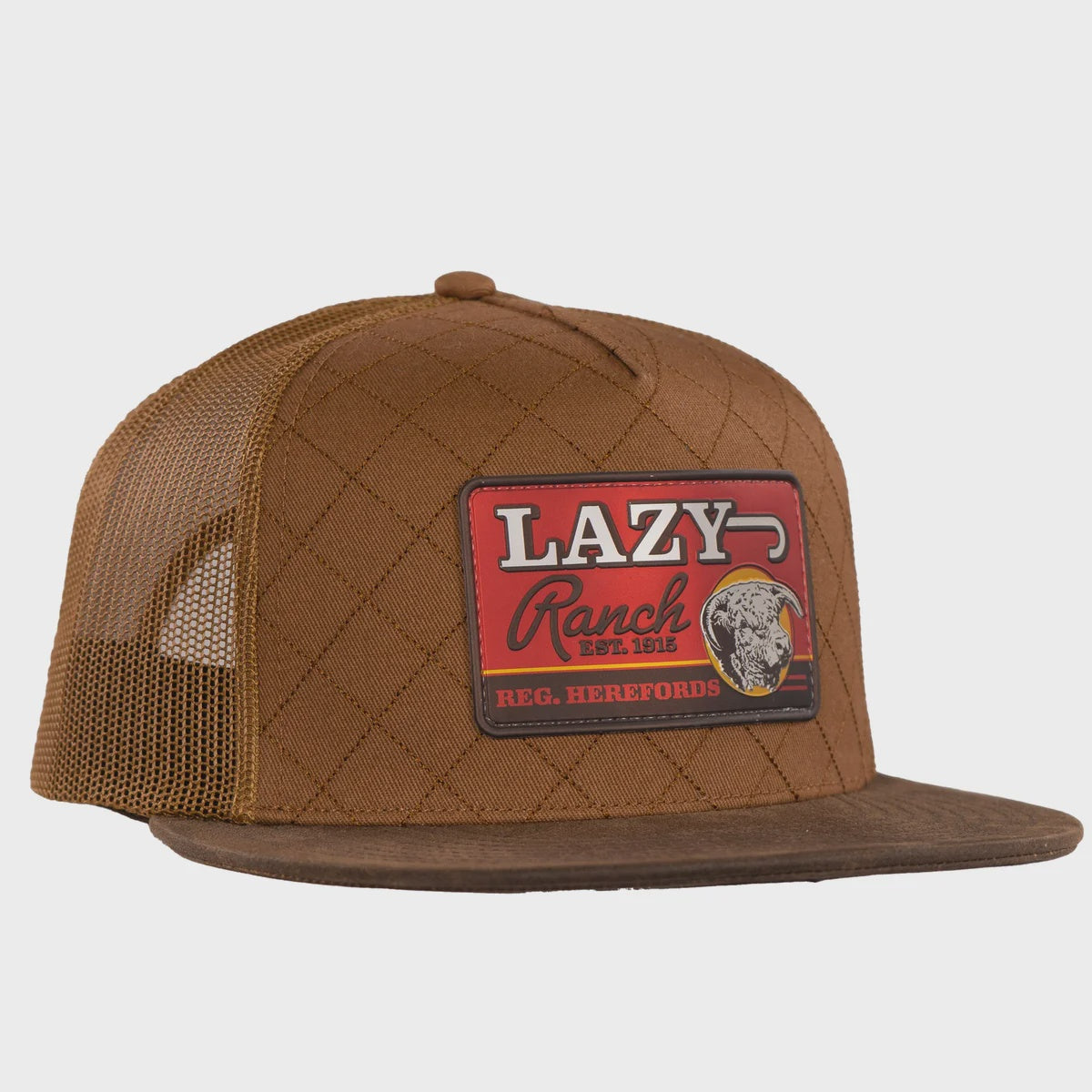 Lazy J Ranch Coyote Brown Quilted Hard Day