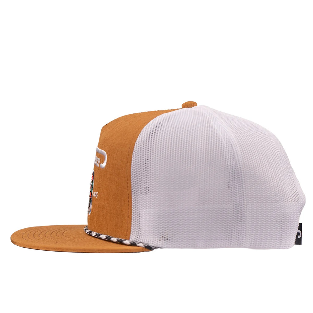 Lazy J Ranch Brown & White Alpine Classic Rope  Hat