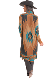 Aztec Knit Duster
