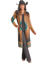 Aztec Knit Duster