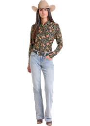 Tek Western Floral Print