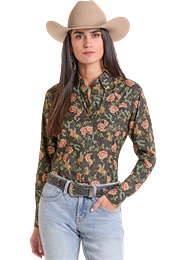 Tek Western Floral Print