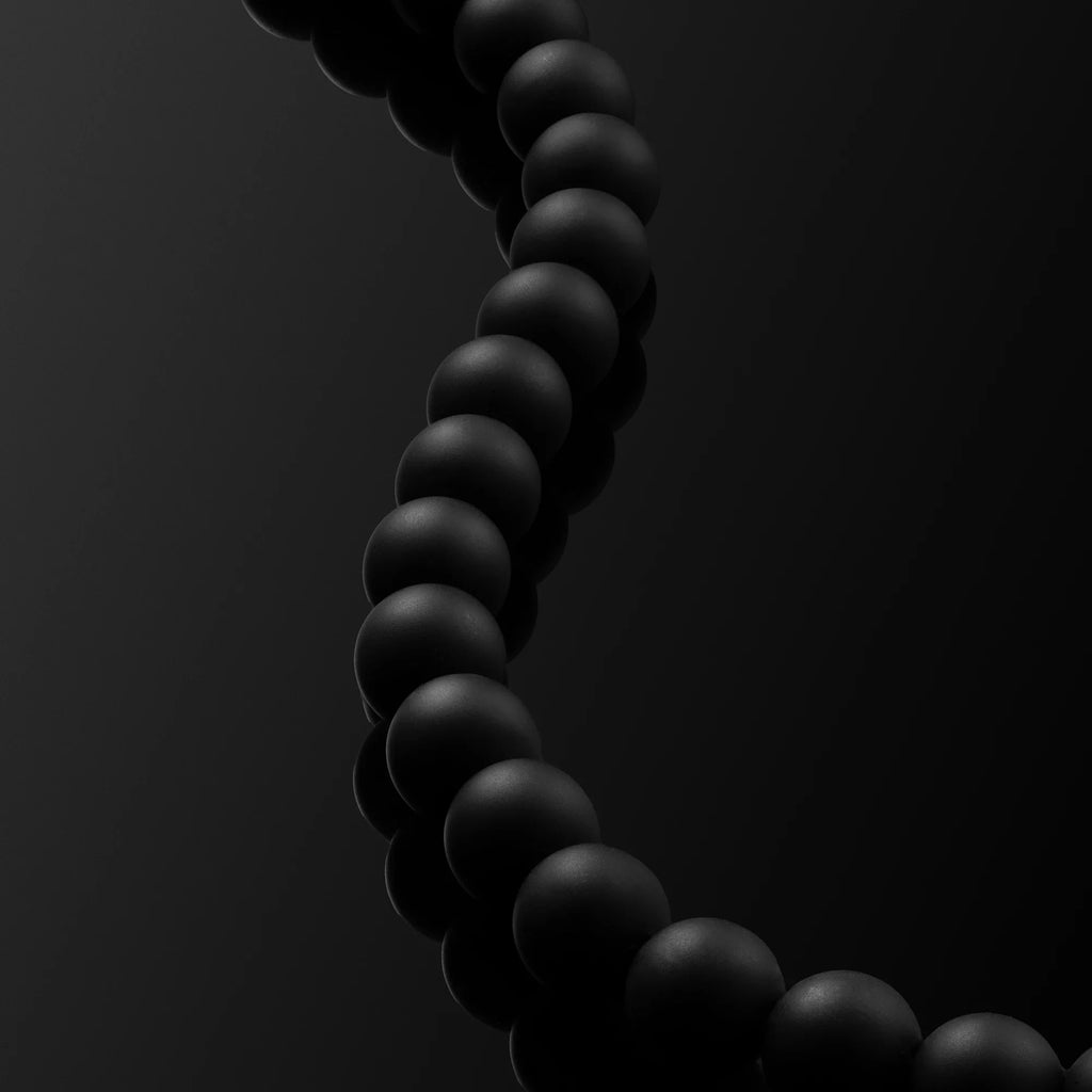 Spiritual Bead Set 8mm - Green & Black Onyx