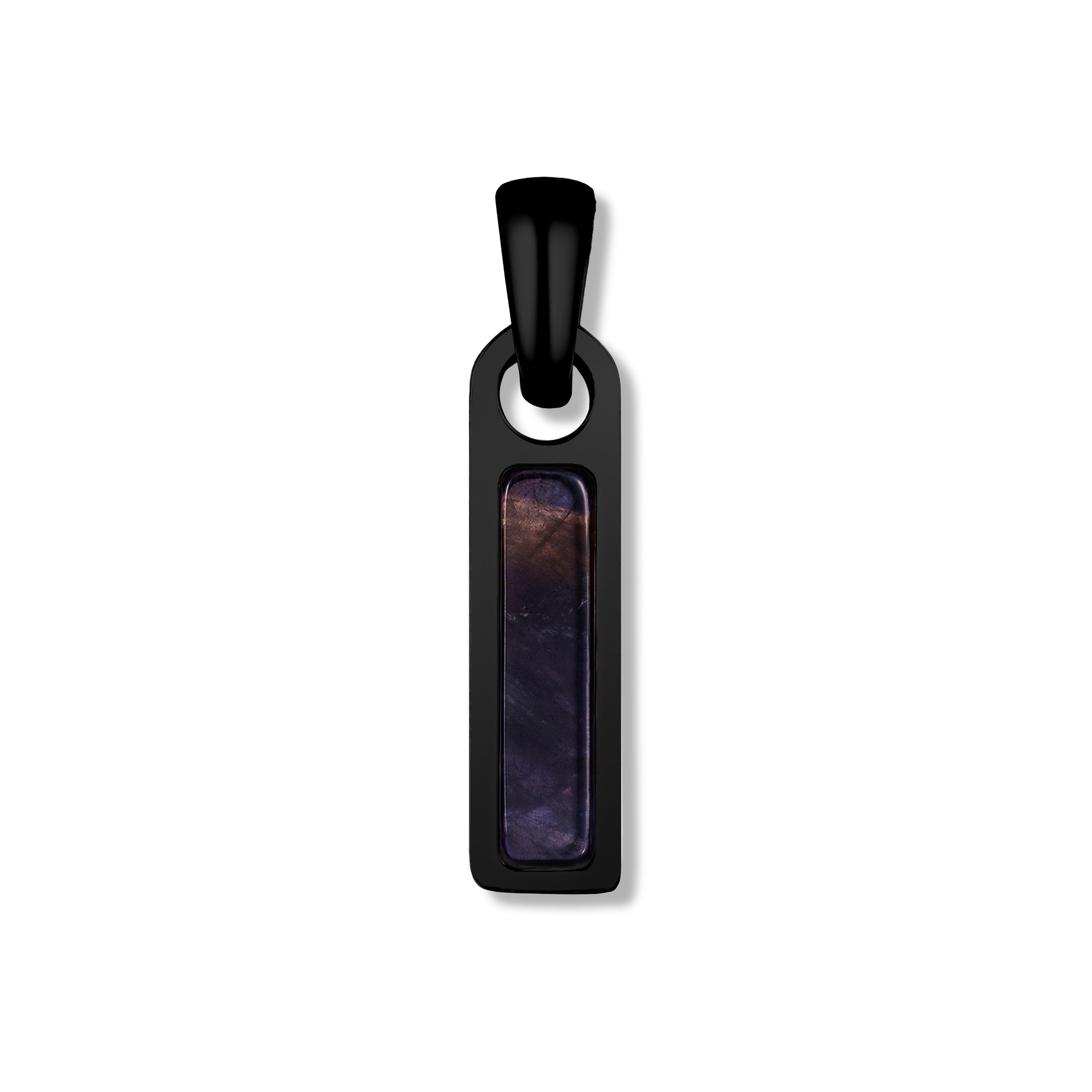 Birthstone Tag Pendant - Stealth