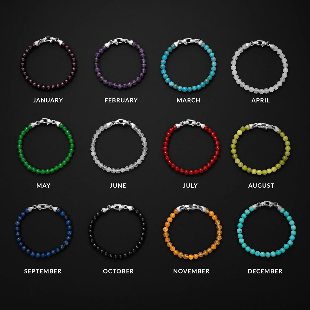 Birthstone Bracelet, 6MM - December